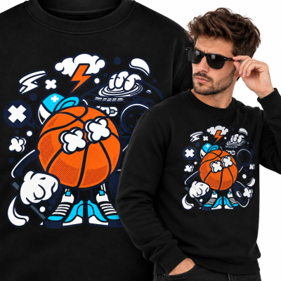 BLUZA  ANIMOWANA  BASKETBALL BOOMBOX BEAT